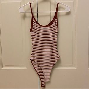 Striped Cami Bodysuit